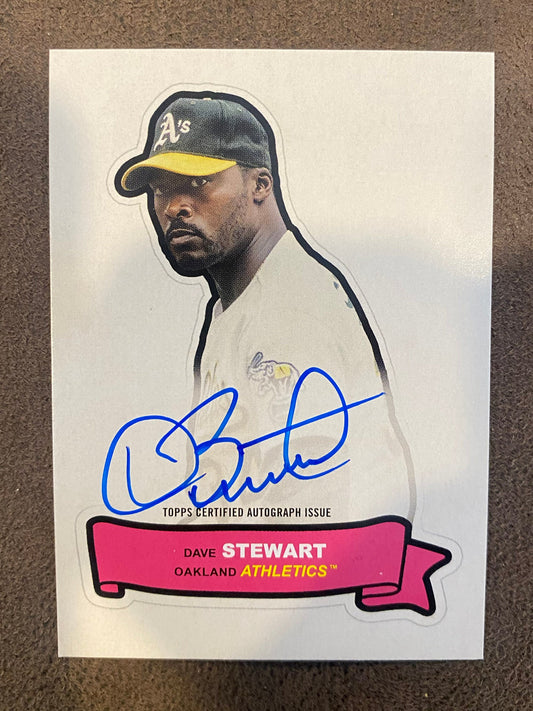 Dave Stewart - 2024 Topps Archives - 1968 Action All-Stars AUTO - Athletics