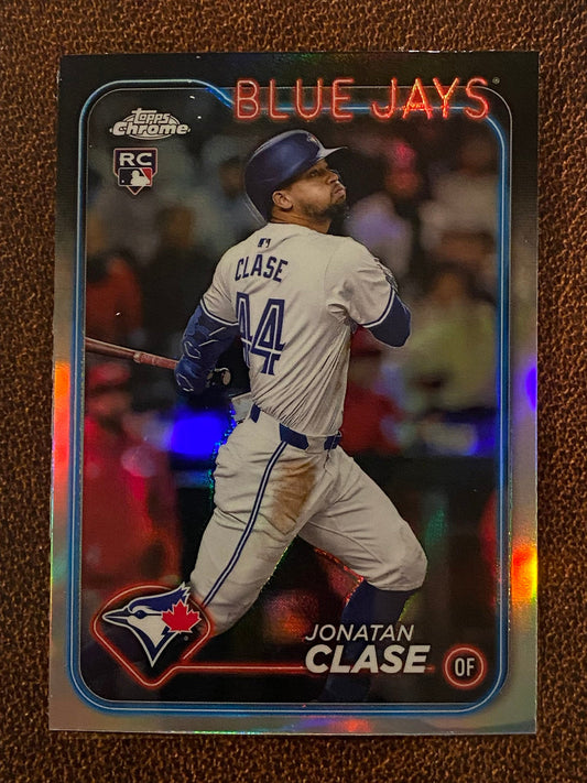 Jonatan Clase - 2024 Topps Chrome Update - Refractor - Blue Jays