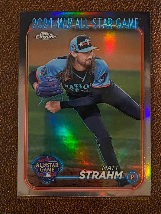 Matt Strahm - 2024 Topps Chrome Update - All-Star Game Refractor - Phillies