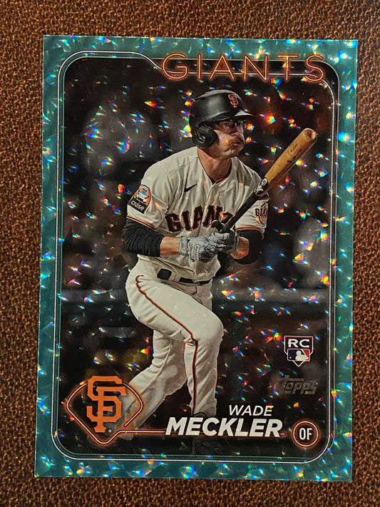Wade Meckler - 2024 Topps Series 2 - Aqua /399 - Giants