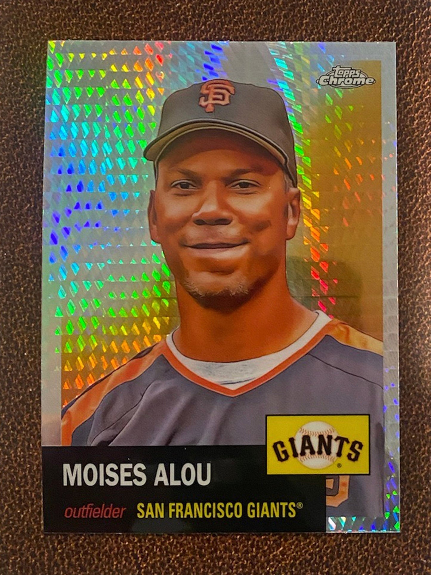 Moises Alou - 2022 Topps Chrome Platinum Anniversary - Prism Refractor - Giants