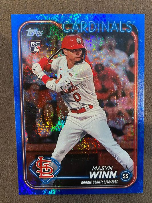Masyn Winn - 2024 Topps Update - Blue /999 (Rookie Debut) - Cardinals