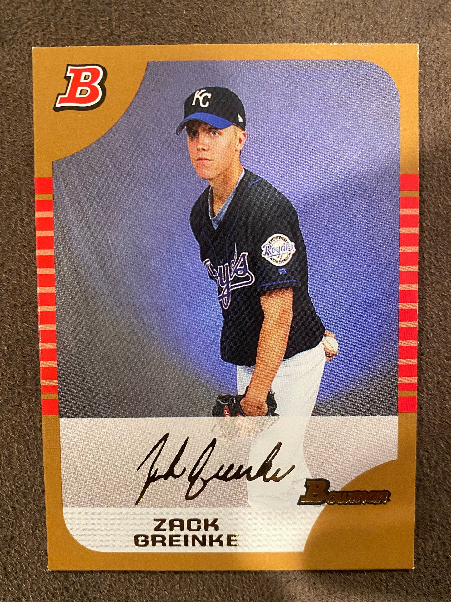 Zack Greinke - 2005 Bowman - Prospect - Royals