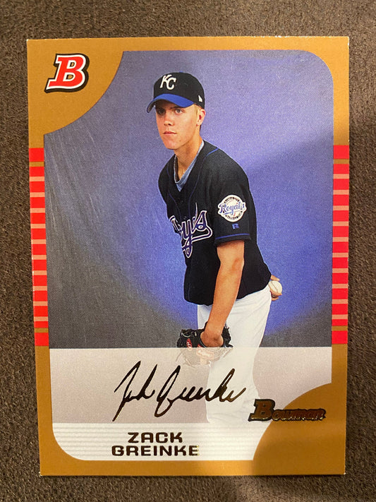 Zack Greinke - 2005 Bowman - Prospect - Royals