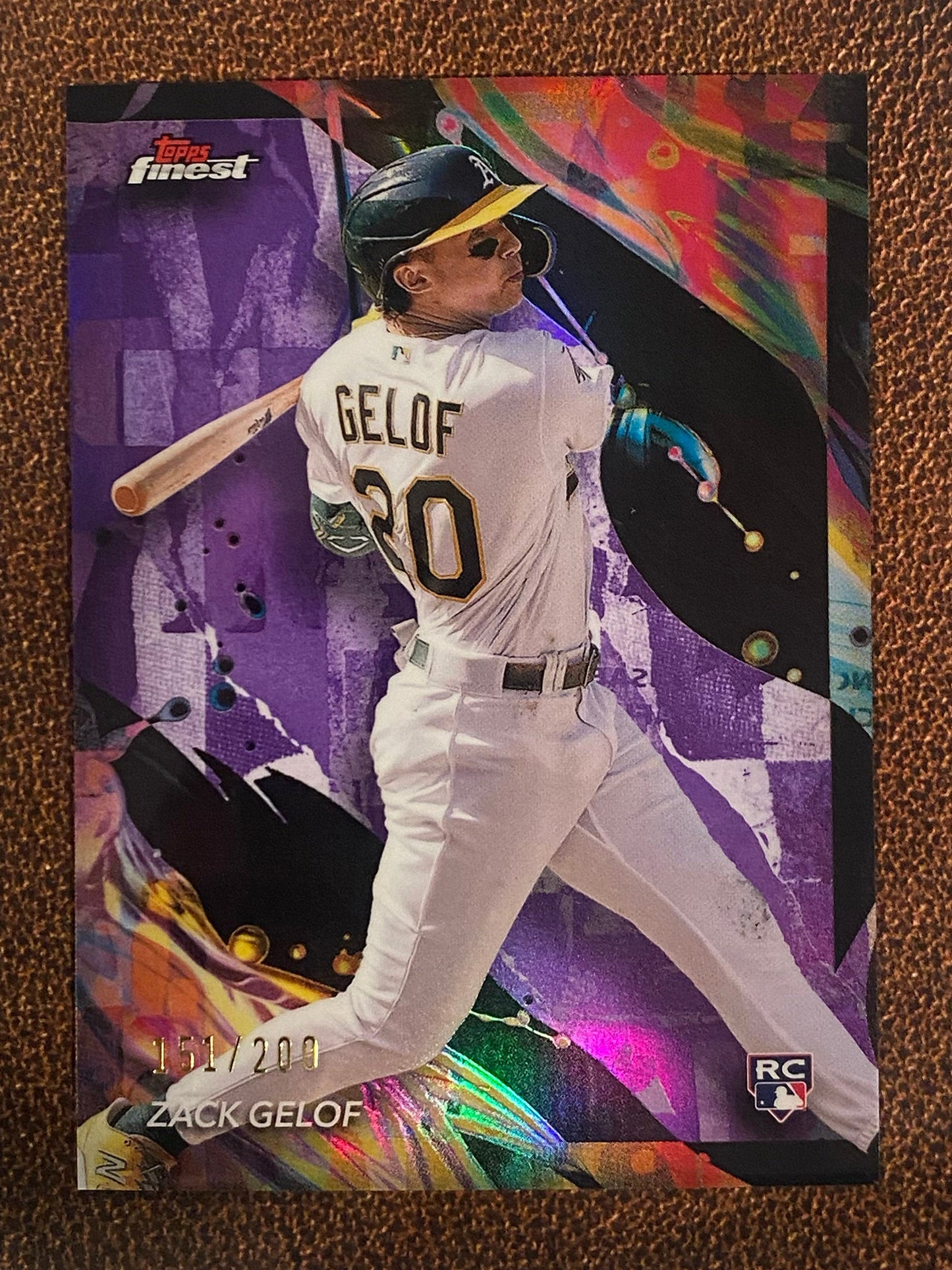 Zack Gelof - 2024 Topps Finest - Uncommon Purple /200 - Athletics