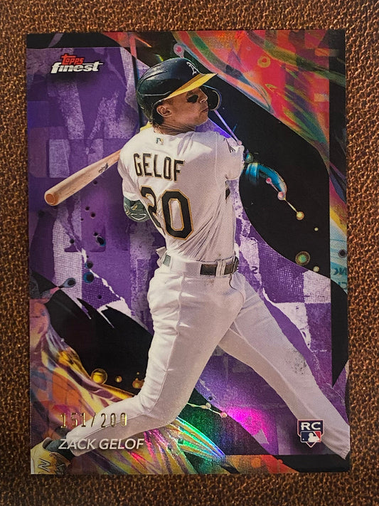 Zack Gelof - 2024 Topps Finest - Uncommon Purple /200 - Athletics
