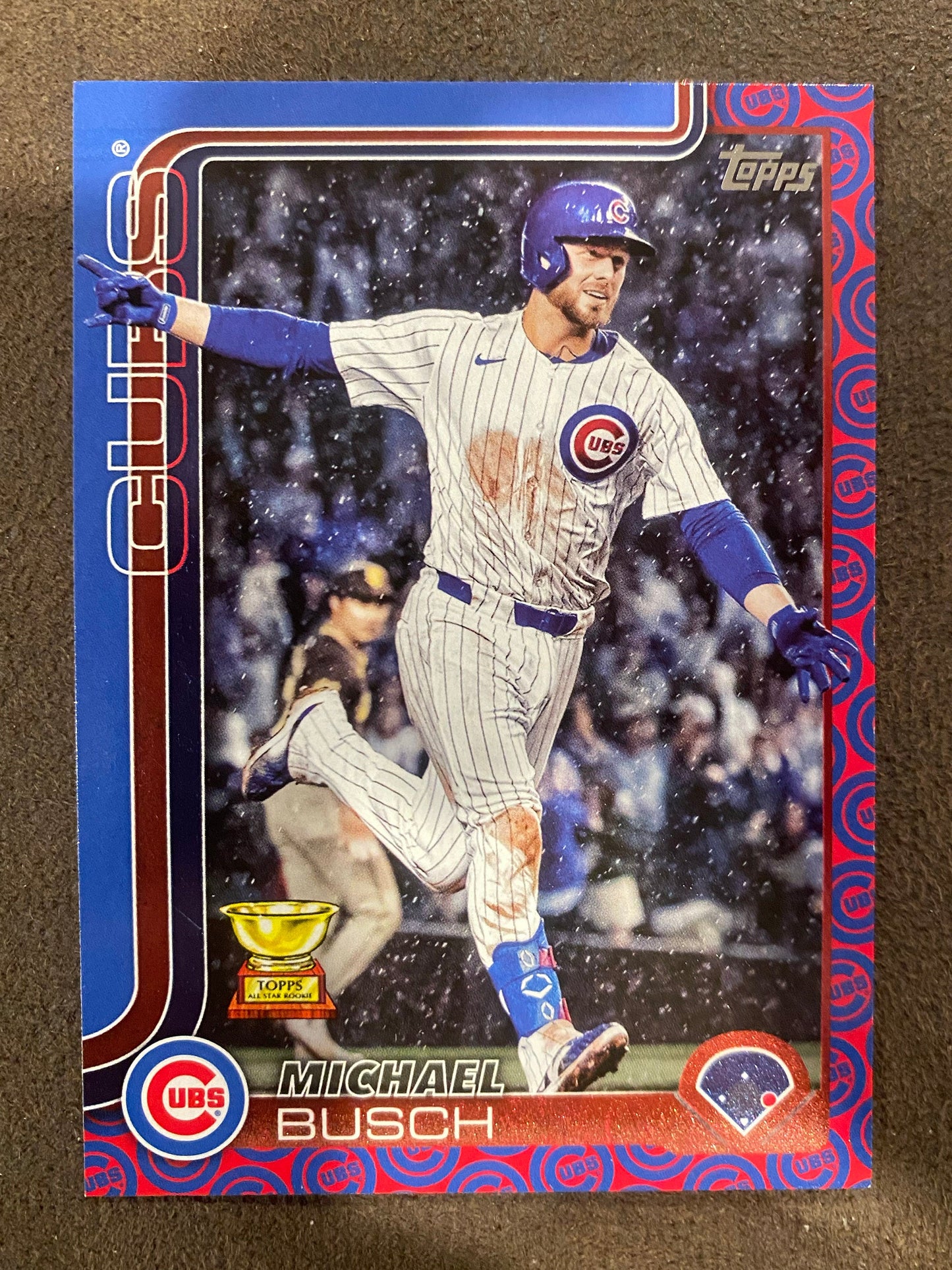 Michael Busch - 2025 Topps Series 1 - Team Border SSP - Cubs