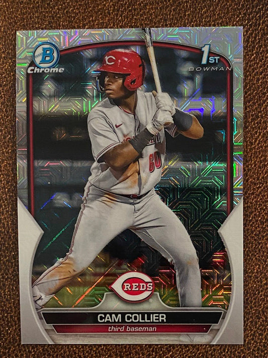 Cam Collier - 2023 Bowman - Mega Box Mojo Refractor - Reds