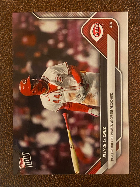 Elly De La Cruz - 2025 Topps Now - No. 24 (PR:2,341) - Reds