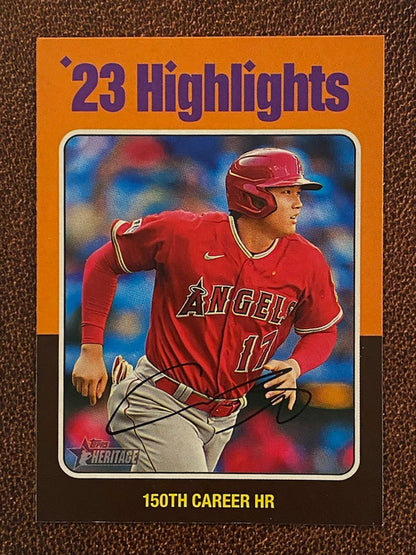 Shohei Ohtani - 2024 Topps Heritage - Short Print - Angels