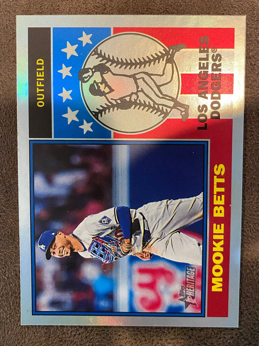 Mookie Betts - 2025 Heritage - 25th Anniversary Holographic - Dodgers