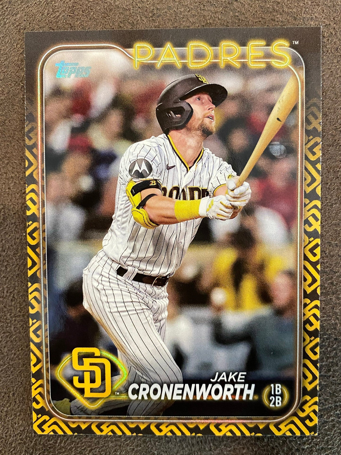 Jake Cronenworth - 2024 Topps Series 1 - Team Border SP - Padres