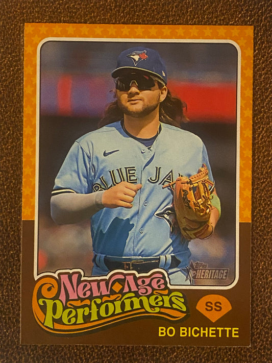 Bo Bichette - 2024 Topps Heritage - New Age Performers - Blue Jays