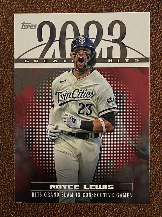 Royce Lewis - 2024 Topps Series 1 - Greatest Hits - Twins