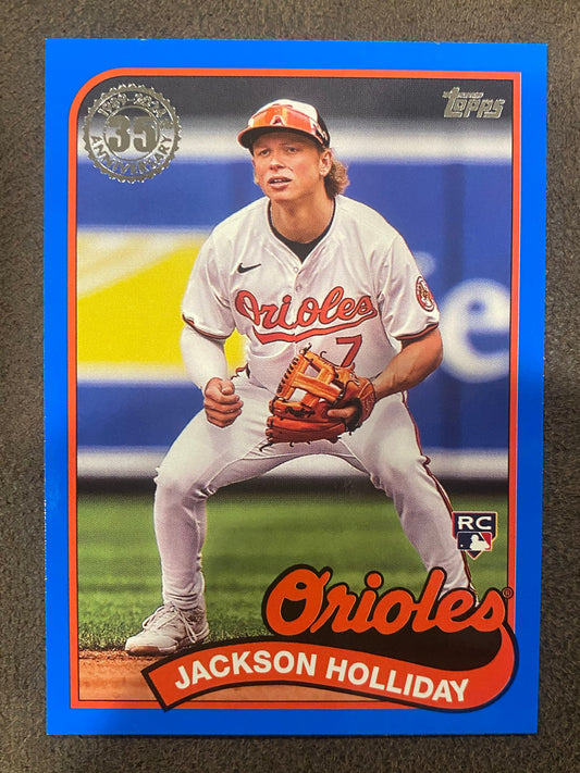 Jackson Holliday - 2024 Topps Update - 1989 BLUE - Orioles