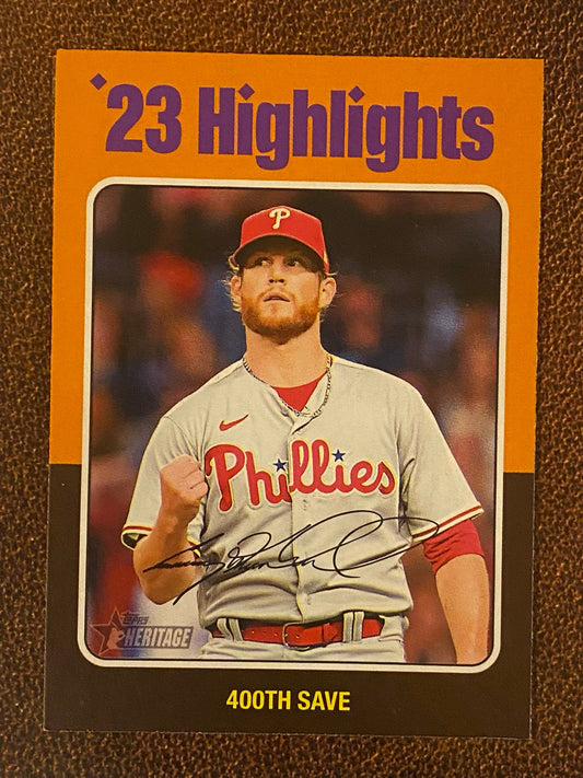 Craig Kimbrel - 2024 Topps Heritage - Low Number Short Prints - Orioles