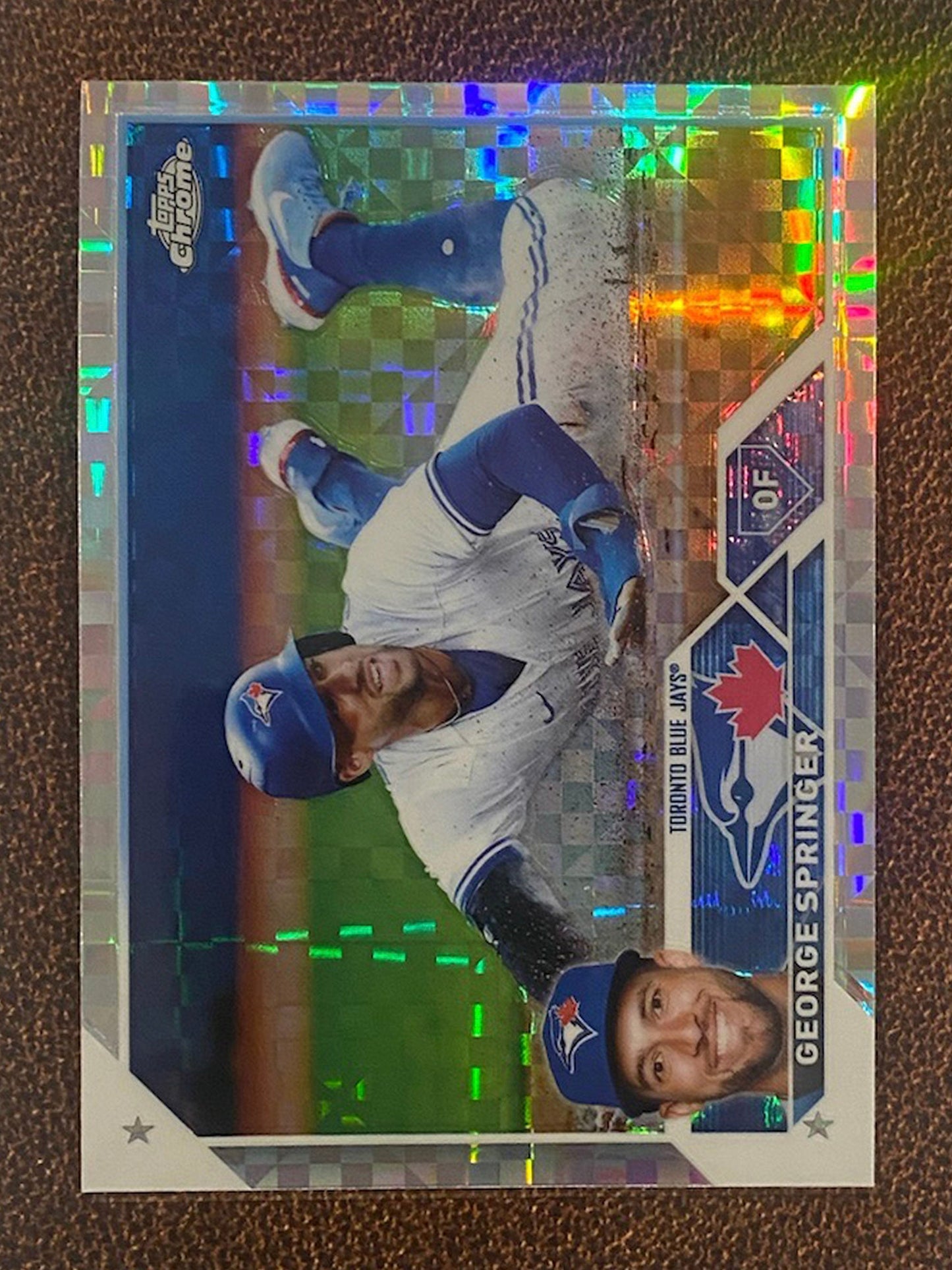 George Springer - 2023 Topps Chrome - XFractors - Blue Jays