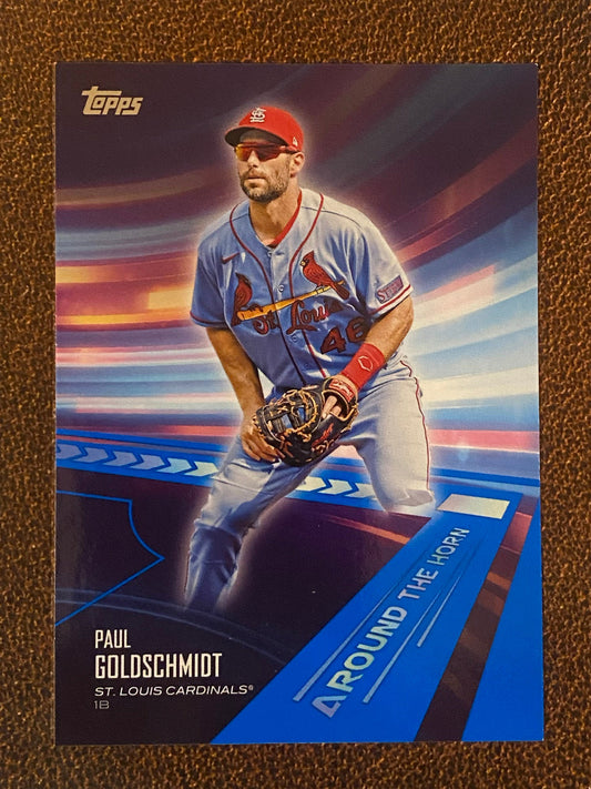 Paul Goldschmidt - 2024 Topps Series 2 - Around the Horn BLUE - Cardinals