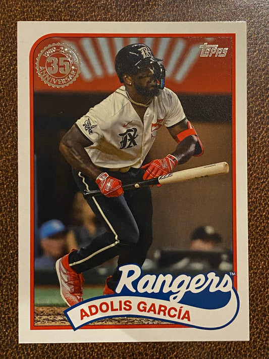 Adolis Garcia - 2024 Topps Series1 - 1989 Inserts - Rangers