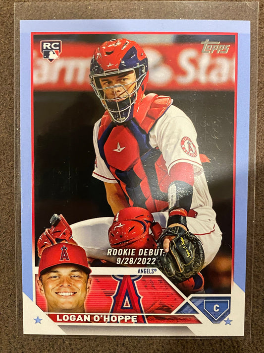 Logan O'Hoppe - 2023 Topps Update - Father's Day /50 - Angels