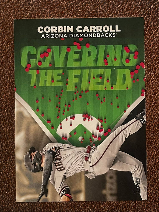 Corbin Carroll - 2024 Topps Series 2 - Covering the Field Insert - Diamondbacks