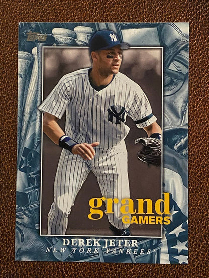 Derek Jeter - 2024 Topps Series 1 - Grand Gamers Blue Parallel - Yankees