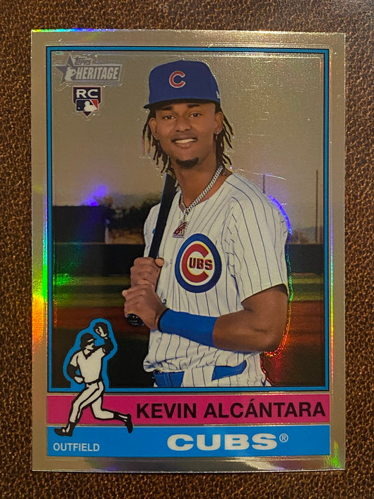 Kevin Alcantara - 2025 Topps Heritage - Refractor - Cubs