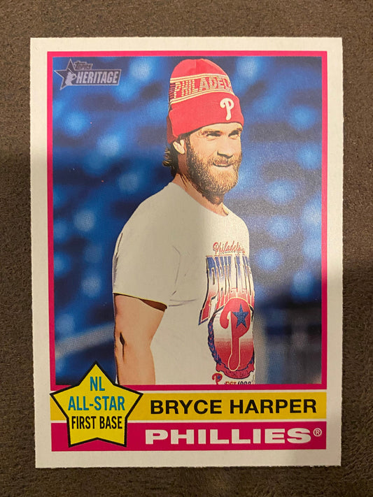 Bryce Harper - 2025 Topps Heritage - Image Variation - Phillies