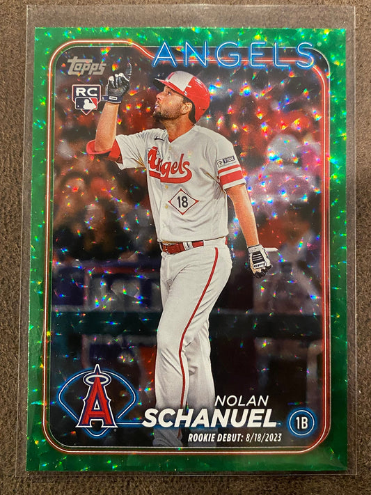 Nolan Schanuel - 2024 Topps Update - Green Foil /499 - Angels