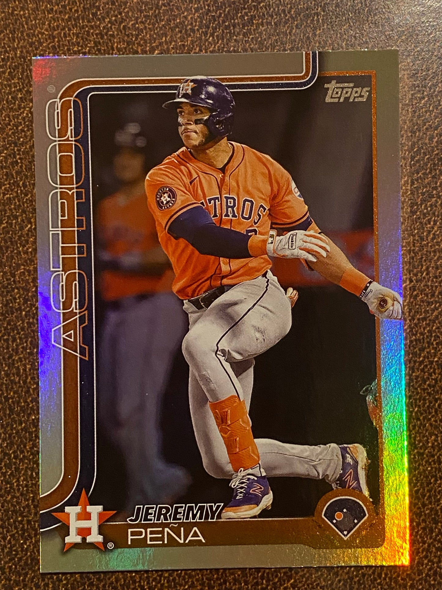 Jeremy Pena - 2025 Topps Series 1 - Rainbow Foil - Astros