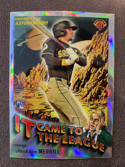 Jackson Merrill - 2024 Bowman Chrome - Rookie It Came to the League Insert - Padres
