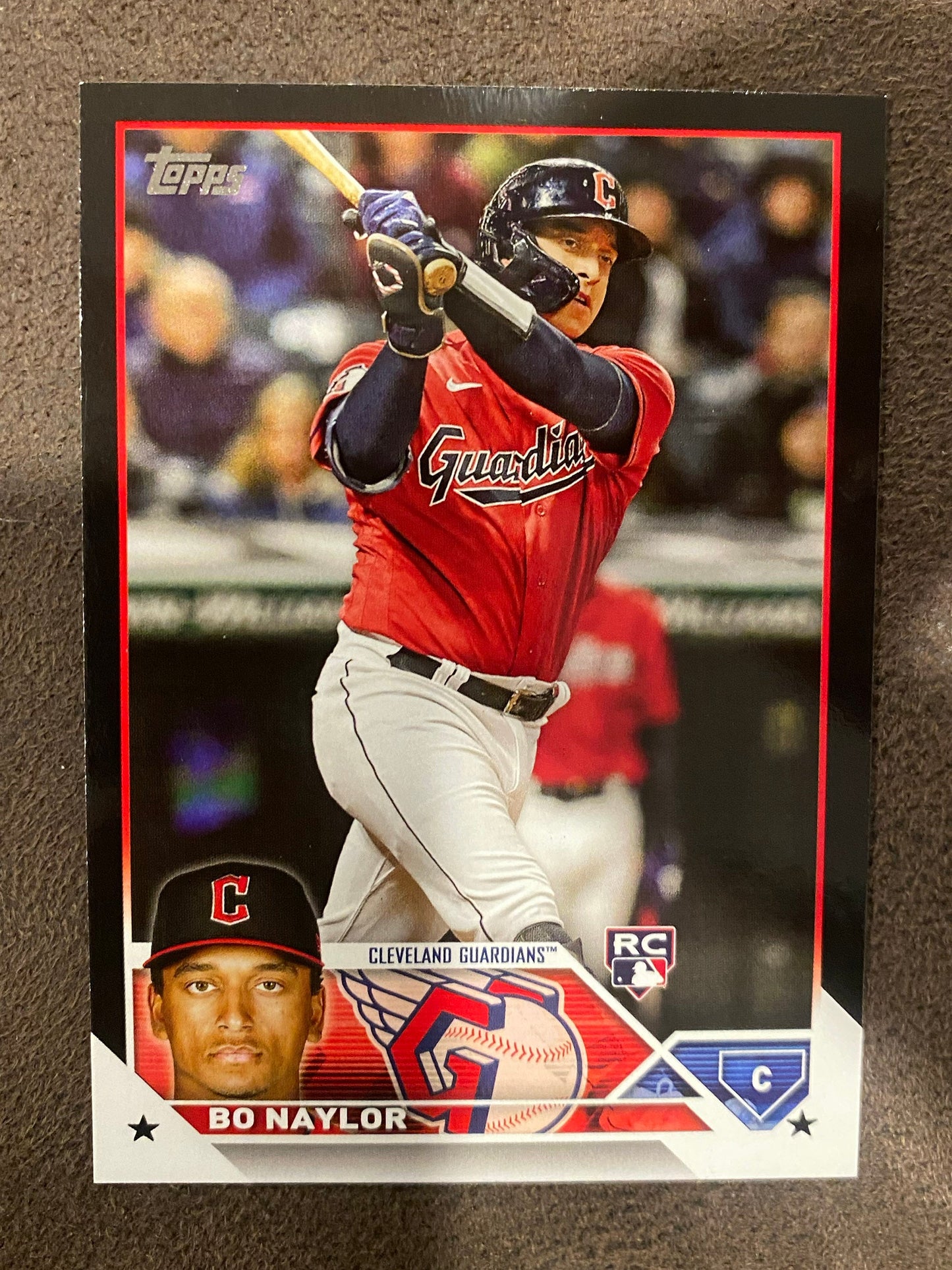 Bo Naylor - 2023 Topps Series 2 - Black Border Rookie /72 - Guardians