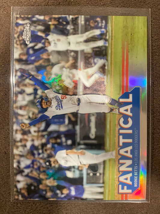 Mookie Betts - 2025 Topps Chrome - Fanatical SSP - Dodgers