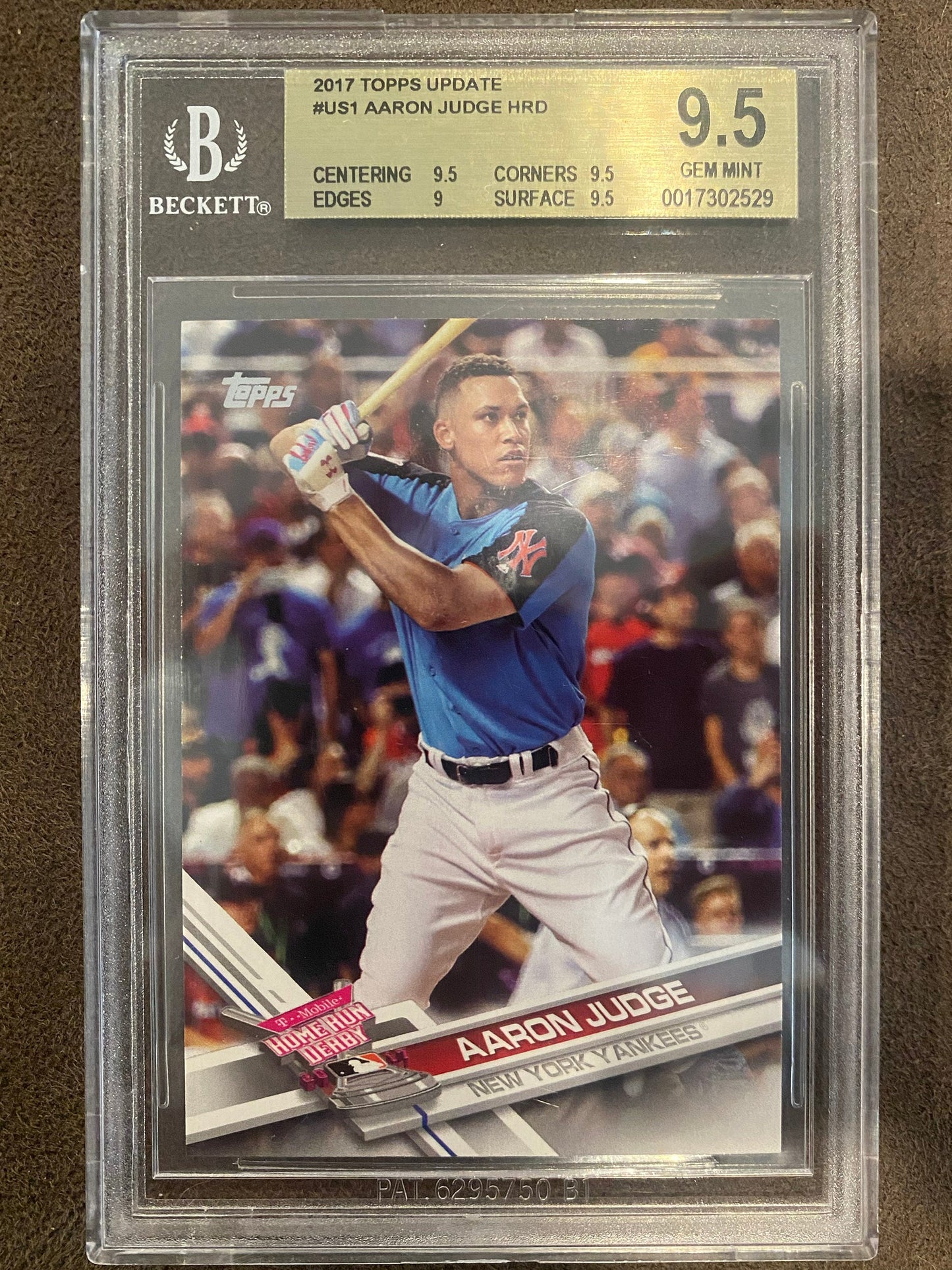 Aaron Judge - 2017 Topps Update - Homerun Derby Rookie (BGS 9.5) - Yankees