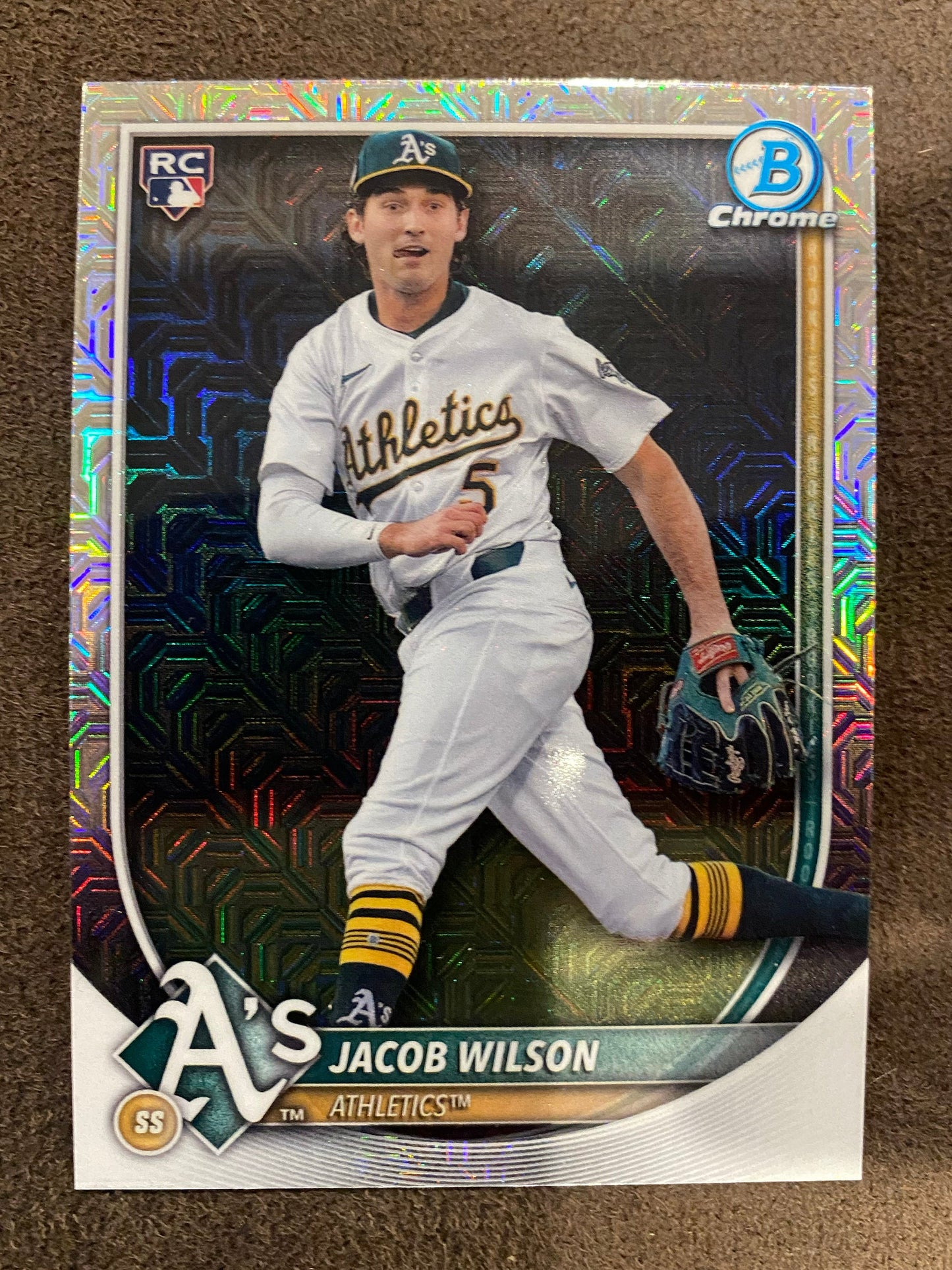 Jacob Wilson - 2025 Bowman - Mojo Rookie - Athletics