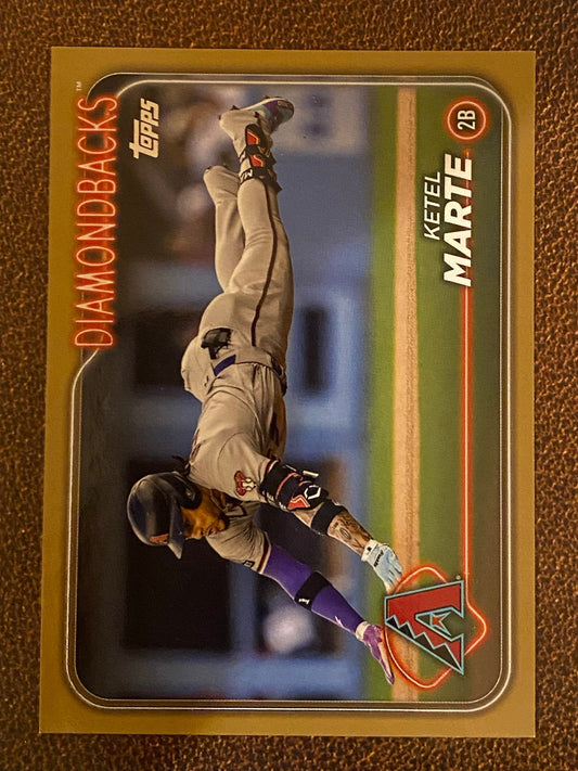Ketel Marte - 2024 Topps Series 2 - Gold /2024 - Diamondbacks