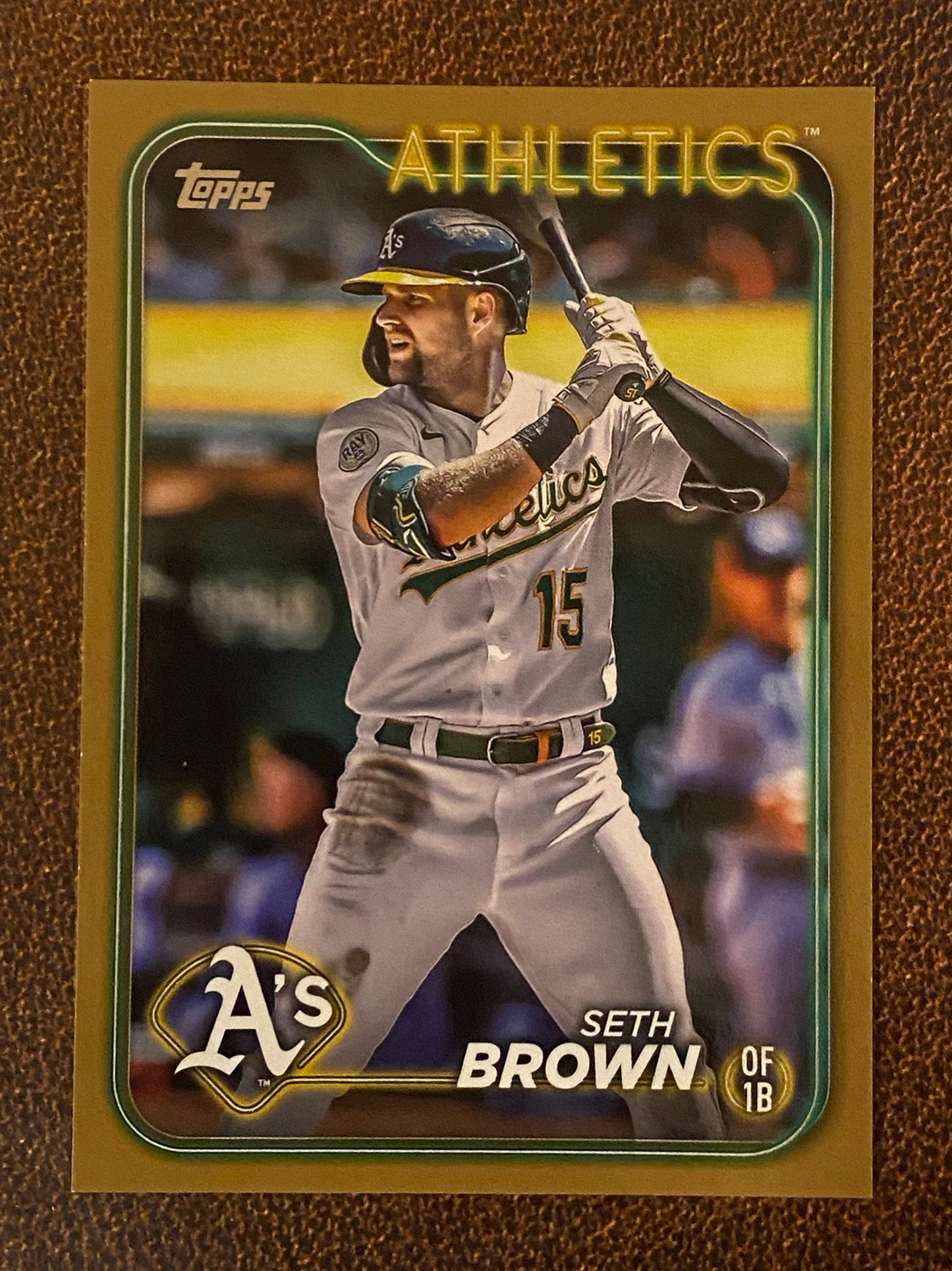 Seth Brown - 2024 Topps Series 1 - Gold /2024 - Athletics