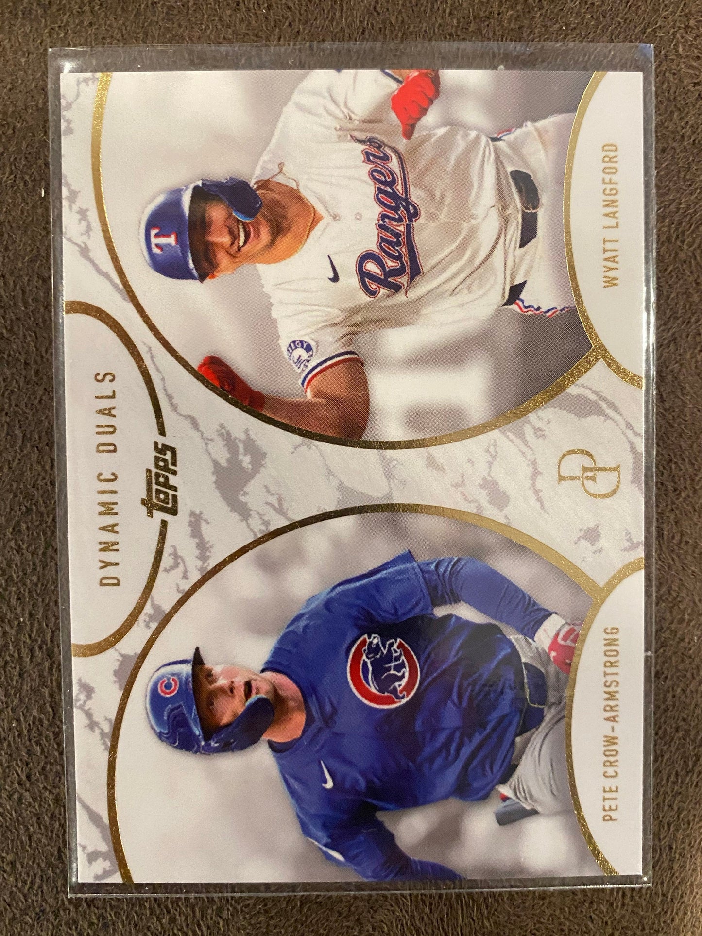 Pete Crow Armstrong/Wyatt Langford - 2025 Topps Dynamic Dual - Dynamic Duals - Cubs