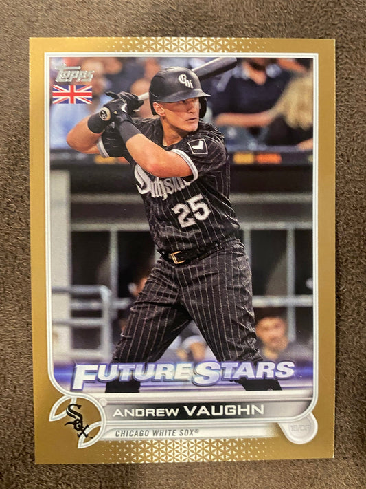Andrew Vaughn - 2022 Topps UK - Gold /25 - White Sox