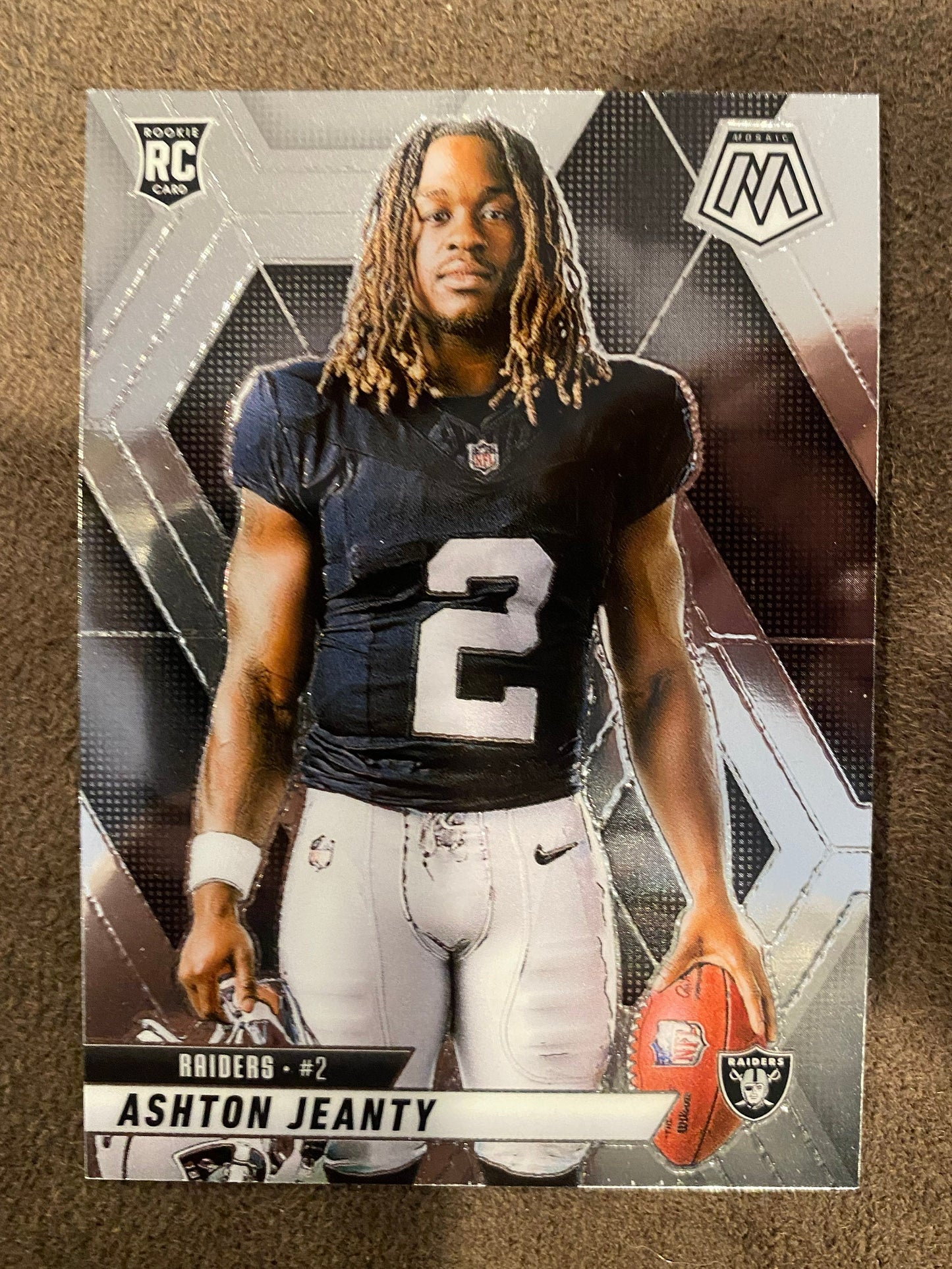 Ashton Jeanty - 2025 Panini Moasic - Rookie Image Variation - Raiders