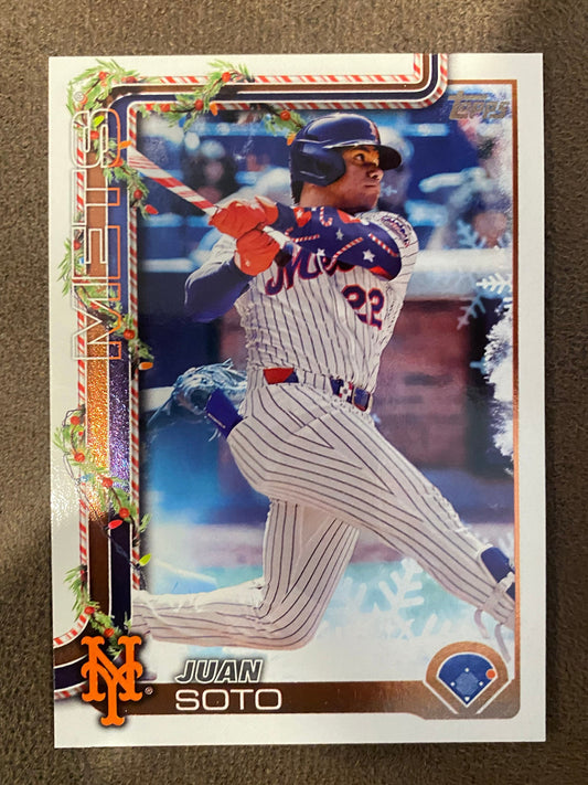 Juan Soto - 2025 Topps Holiday - Short Print - Mets
