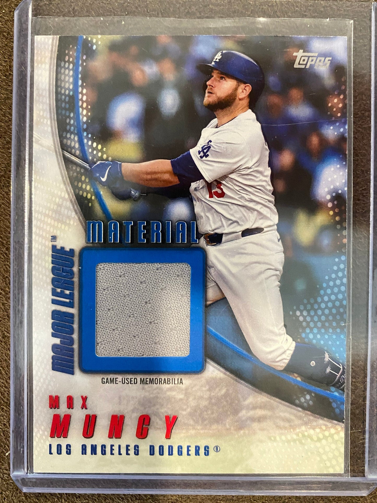 Max Muncy - 2025 Topps Series 1 - Major League Material BLUE /150 - Dodgers