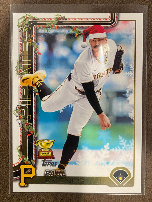 Paul Skenes - 2025 Topps Holiday - Short Print - Pirates