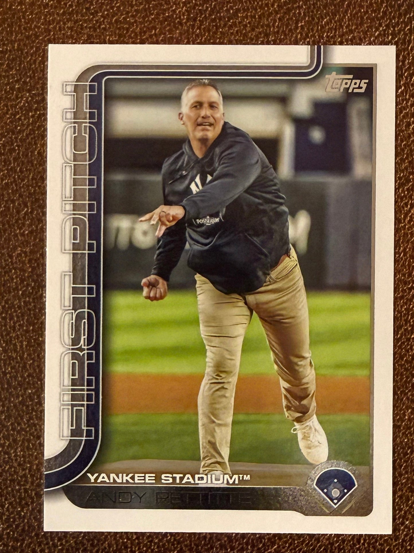 Andy Pettitte - 2025 Topps Update - First Pitch Insert - Yankees