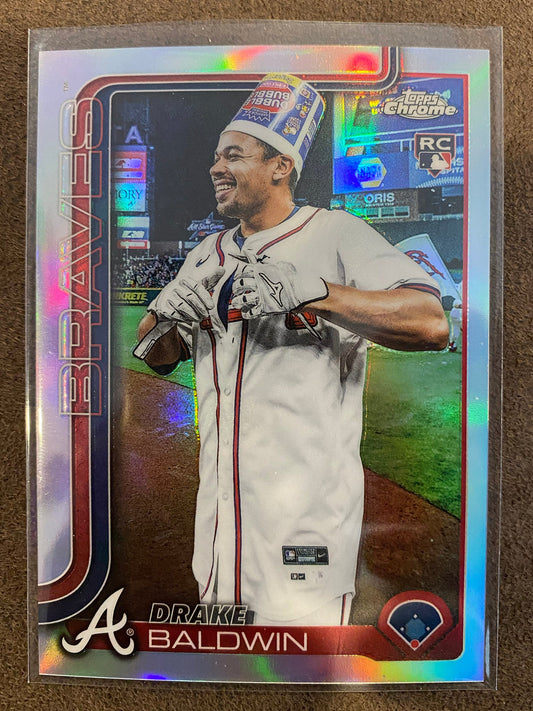 Drake Baldwin - 2025 Topps Chrome Update - Rookie Image Variation - Braves