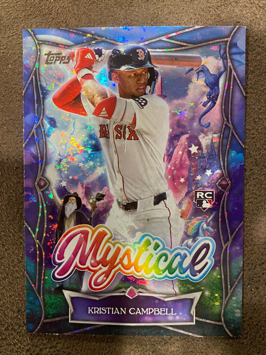 Kristian Campbell - 2025 Topps Update - Mystical Insert - Red Sox