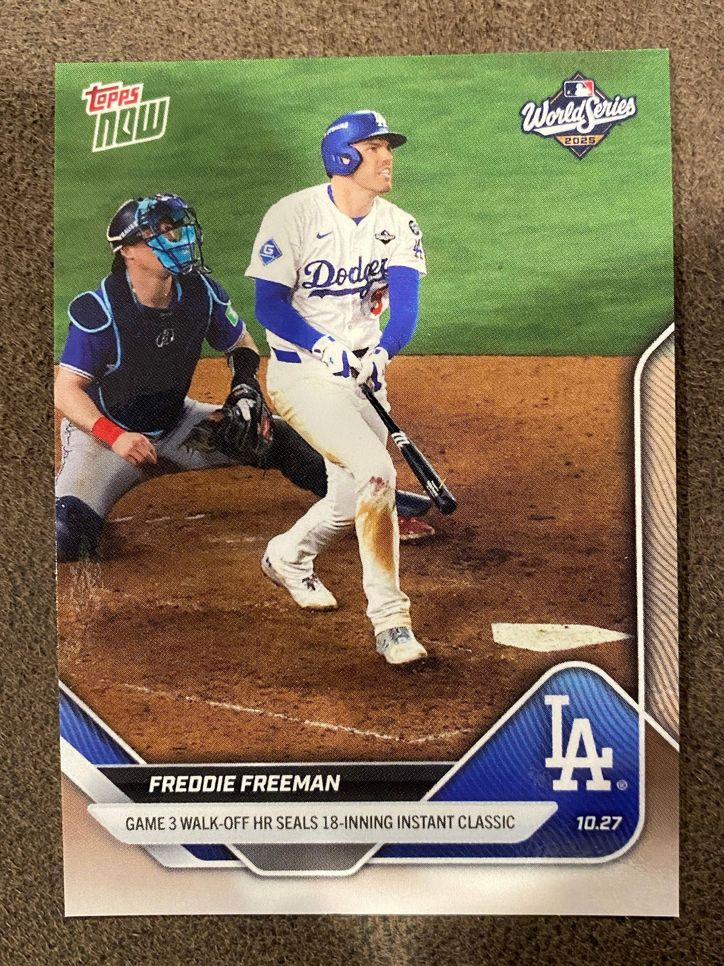 Freedie Freeman - 2025 Topps Now - Card 908 (PR: 28,156) - Dodgers