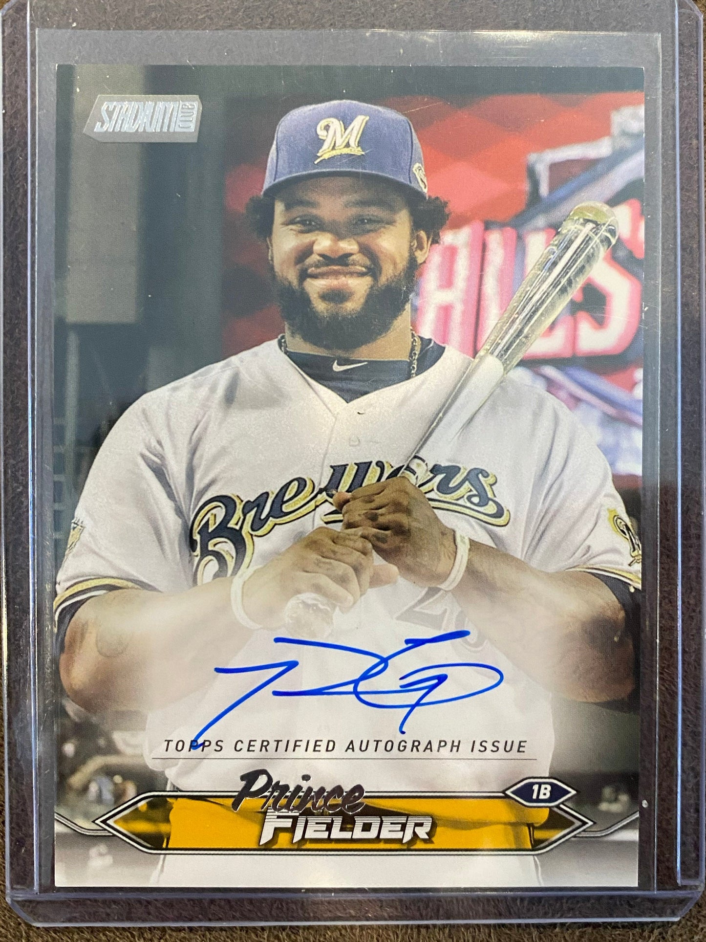 Prince Fielder - 2024 Topps Stadium Club - AUTO - Brewers