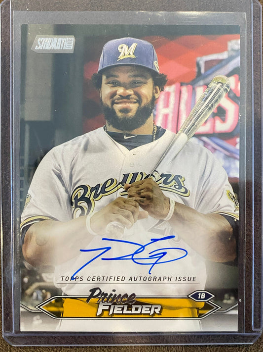 Prince Fielder - 2024 Topps Stadium Club - AUTO - Brewers