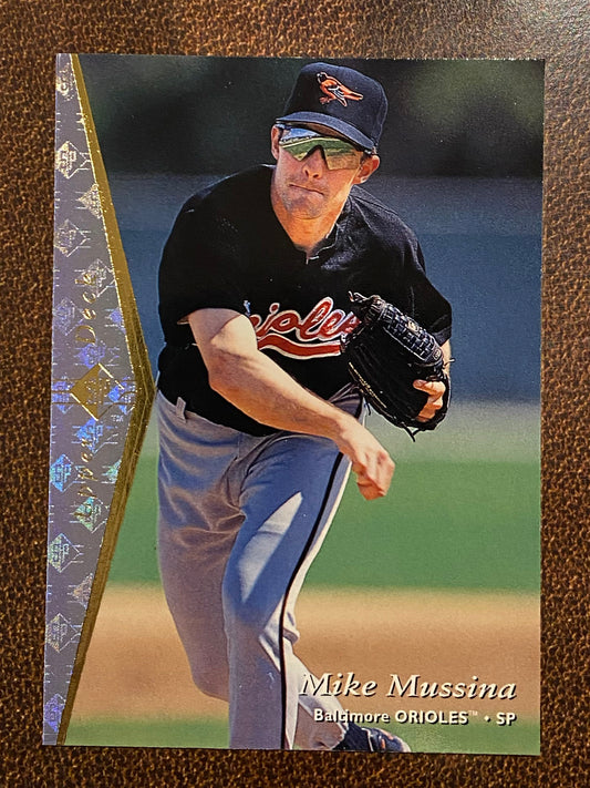 Mike Mussina - 1995 Upper Deck SP - Silver Parallel - Orioles